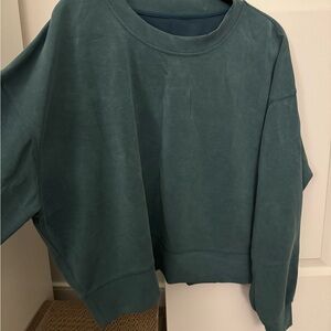 Lululemon Athletica Deep Green Sweatshirt